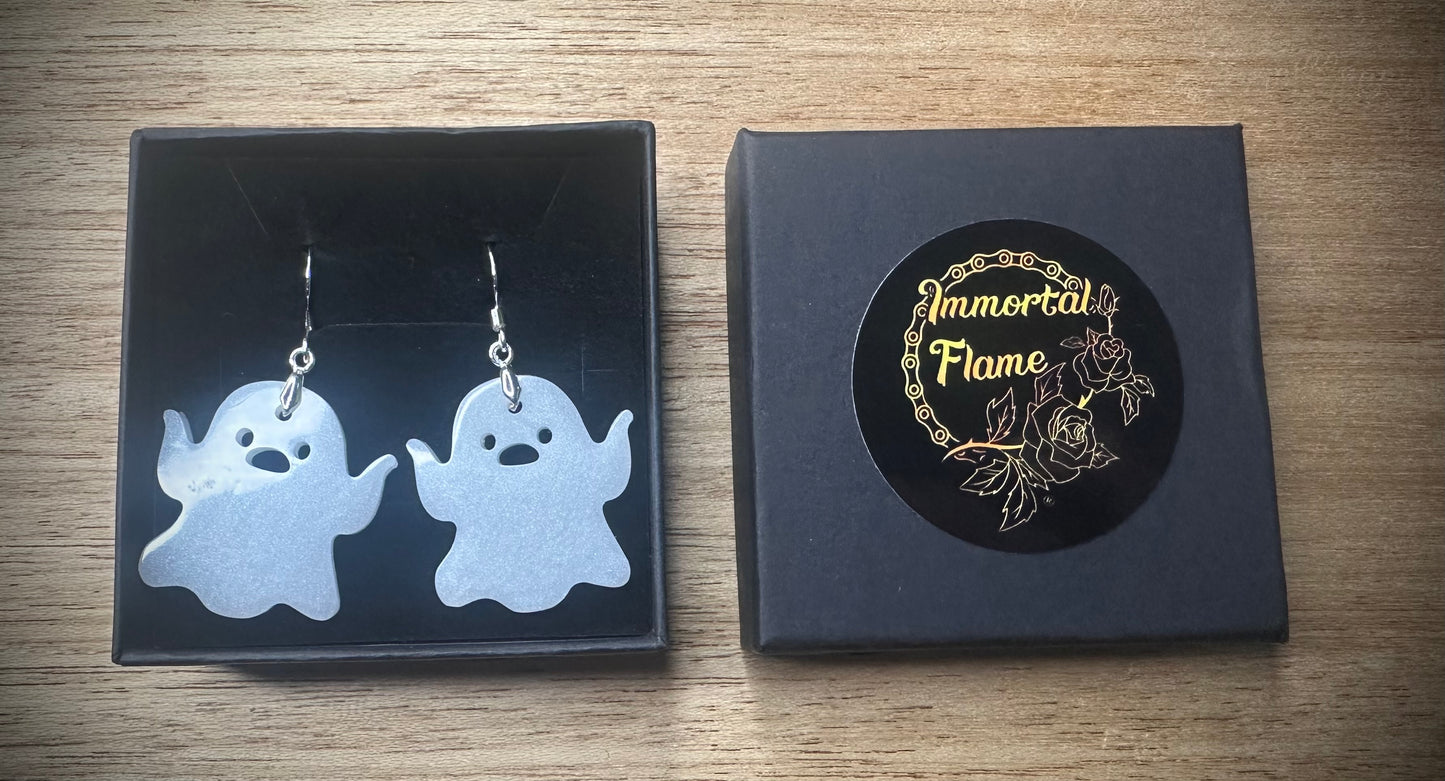 Ghost Dew Sterling Silver Earrings