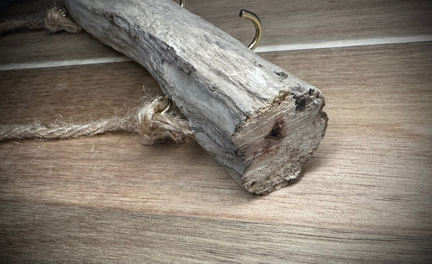 Natural Unsealed Driftwood Keyhook