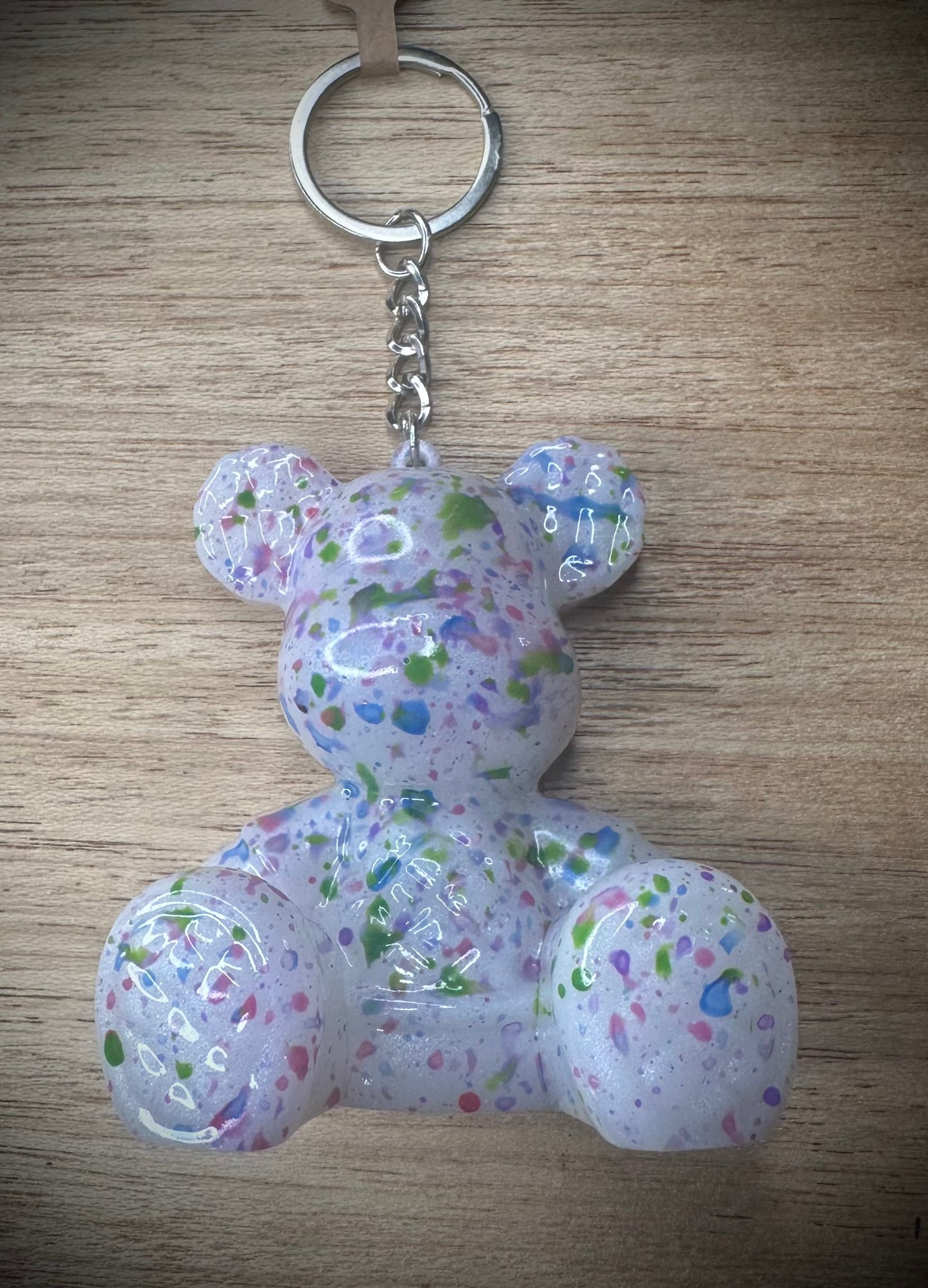 Large- Pearl Tone Cling Buddy Keyring