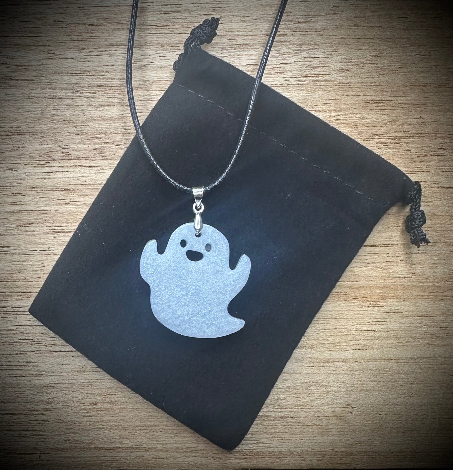 The Cheerful Ghost Cord Necklace