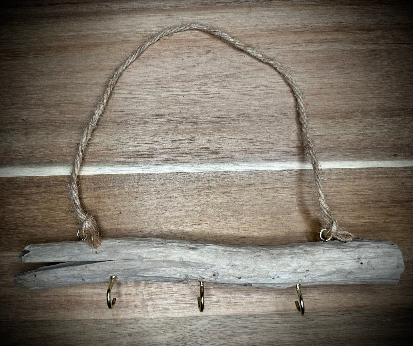 Natural Unsealed Driftwood Keyhook