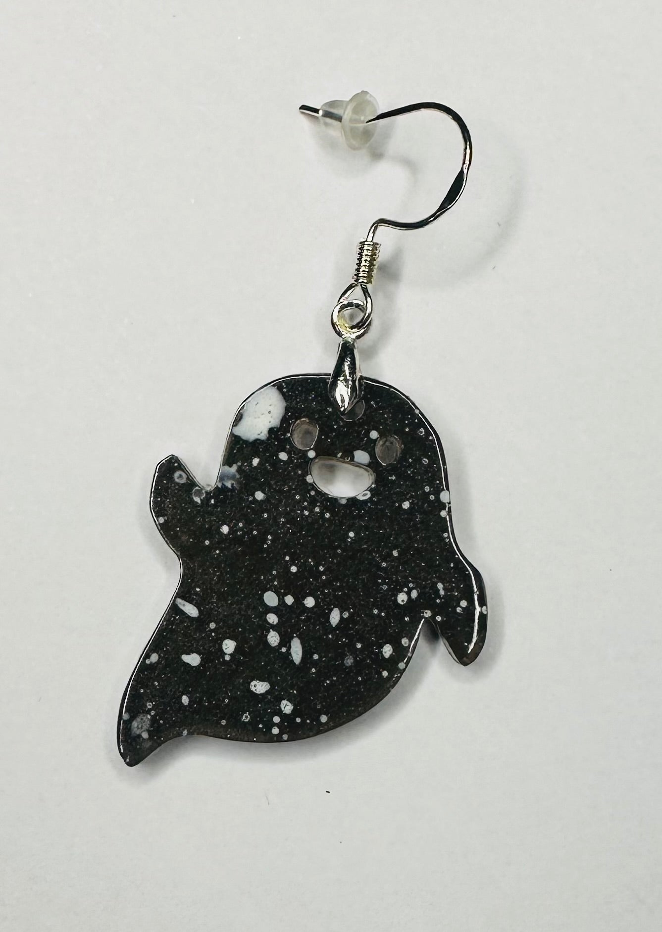Night Rave Ghost Sterling Silver Earrings