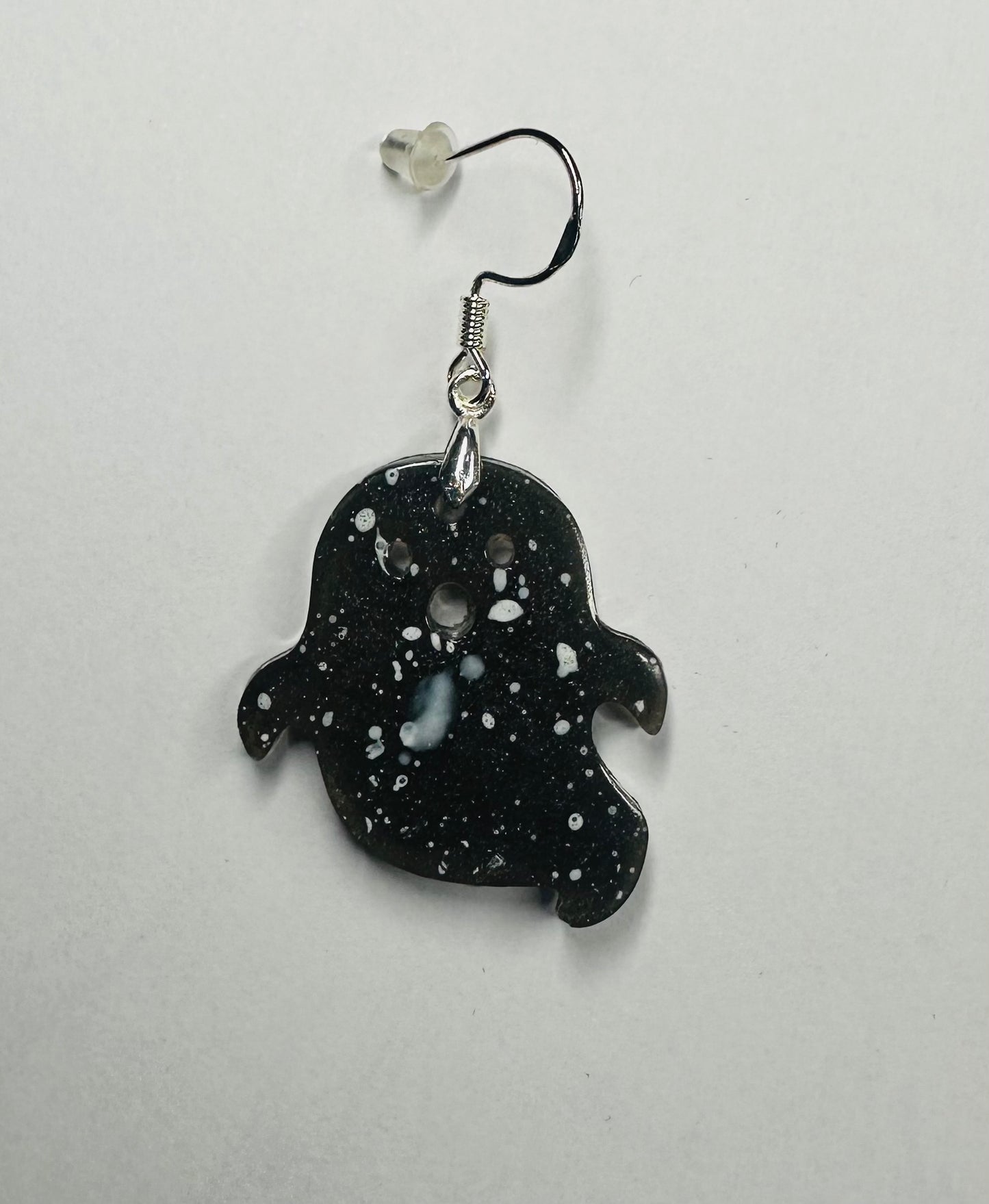 Night Fright Ghost Sterling Silver Earrings