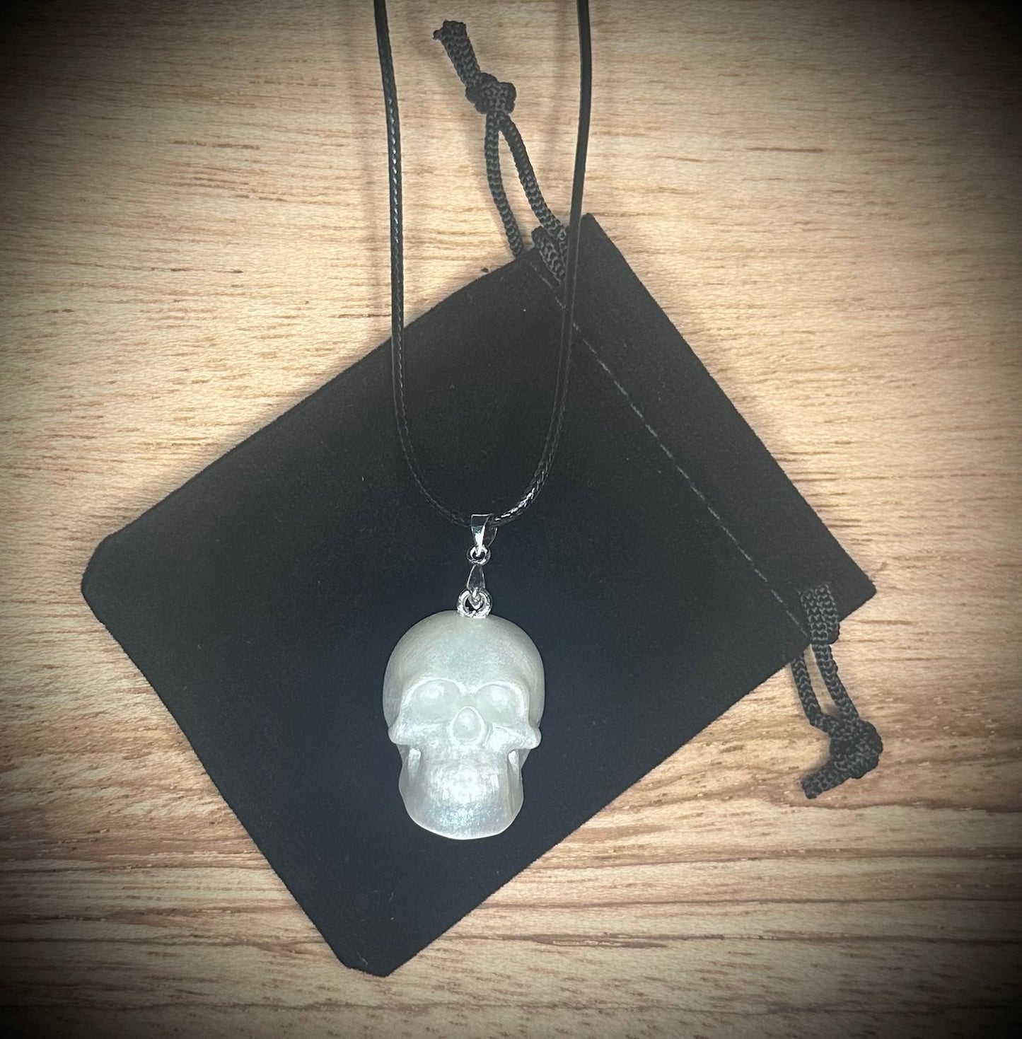 Pearl Skull Necklace