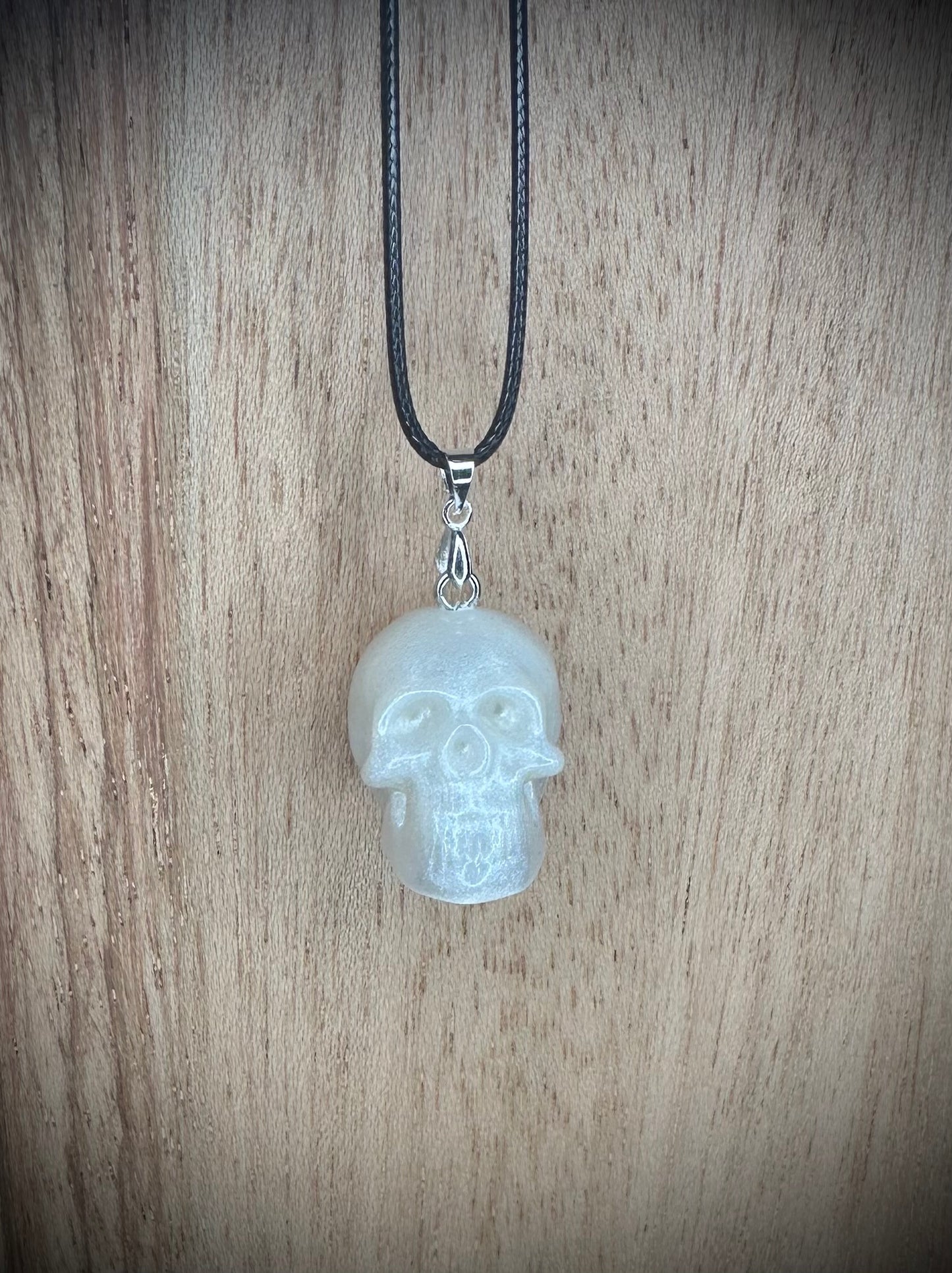 Pearl Skull Necklace