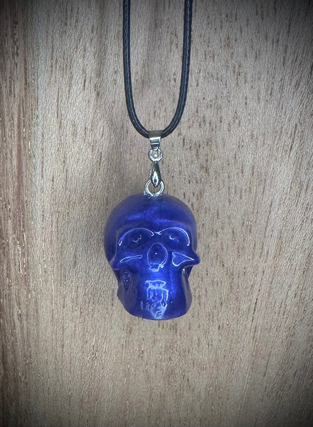 Purple Skull Necklace