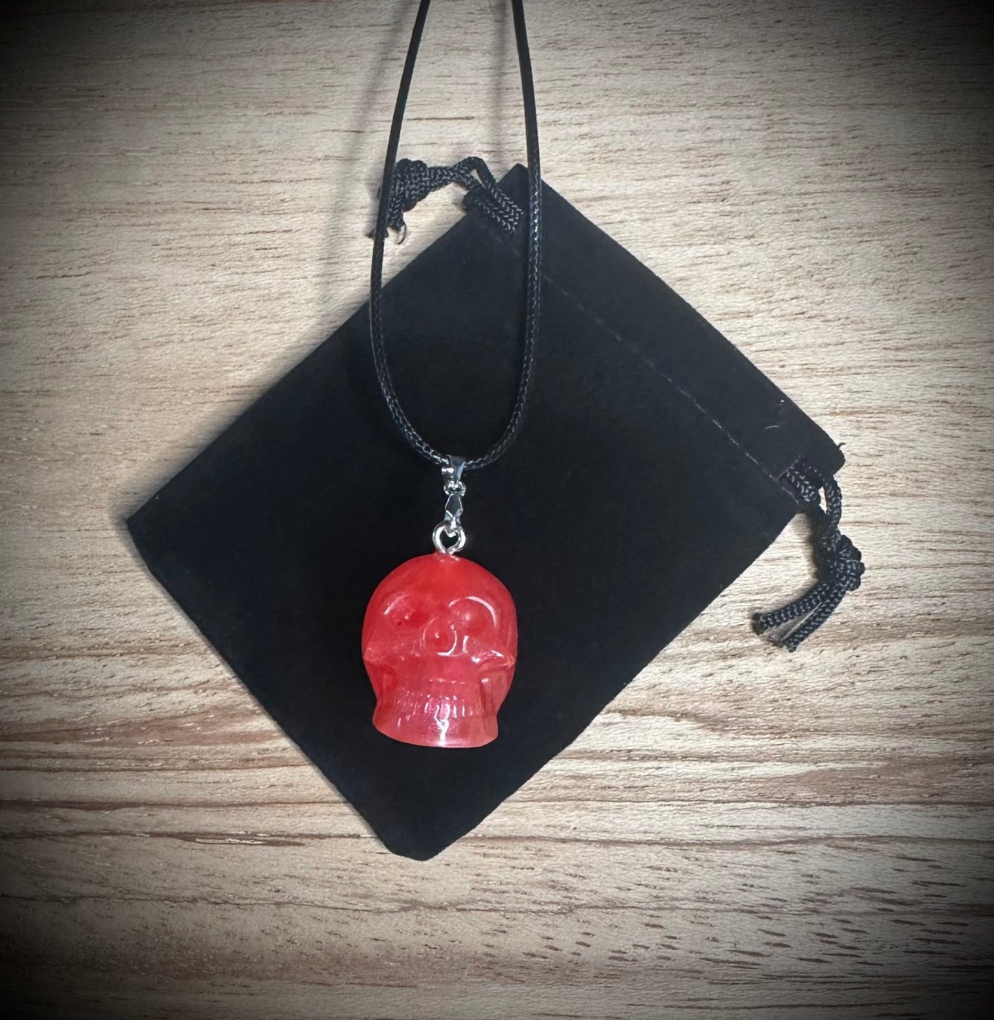 Red Skull Necklace