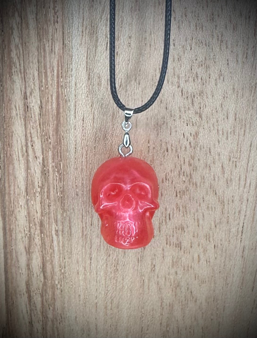 Red Skull Necklace