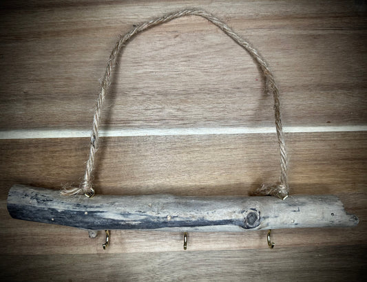 Natural Unsealed Driftwood Keyhook
