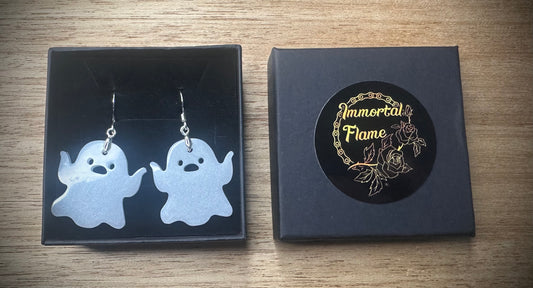 Ghost Dew Sterling Silver Earrings