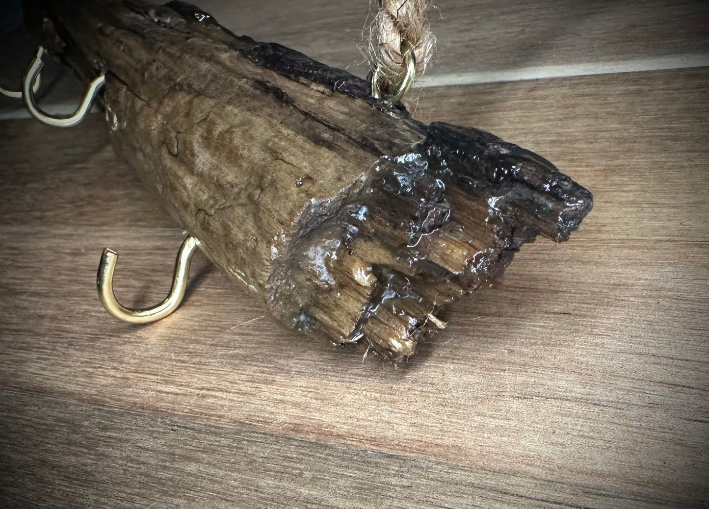 Natural Sealed Driftwood Keyhook