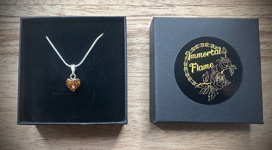 Hand Carved Baltic Amber Sterling Silver Necklace