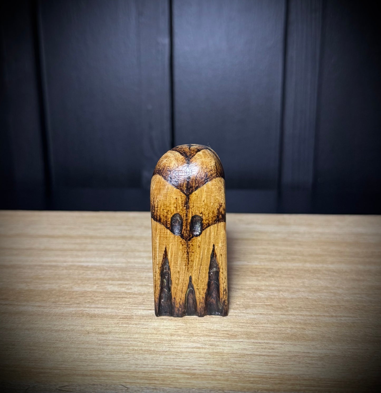 Web- Hand Carved Oak Ghost