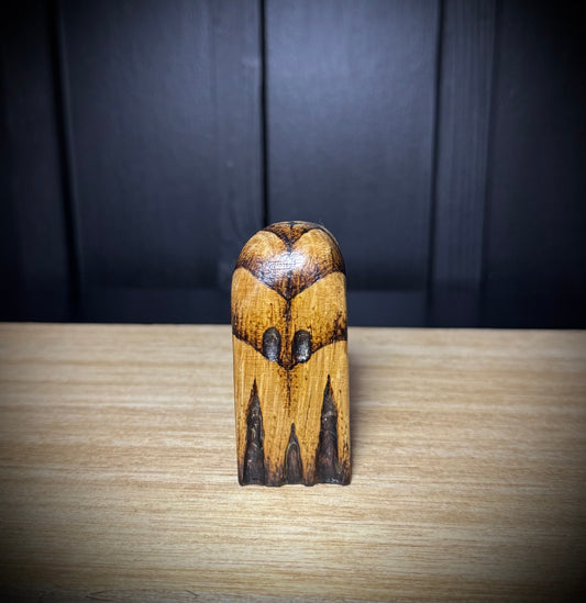 Web- Hand Carved Oak Ghost