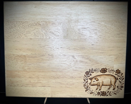 Pig Maple Wood Chopping Board
