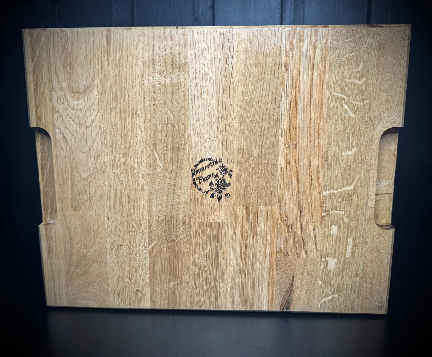 Cooking it up oak wood chopping board