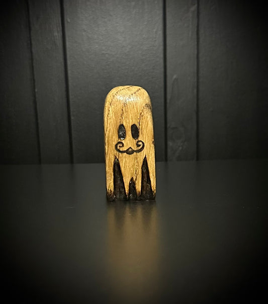 Gentleman- Hand Carved Oak Ghost