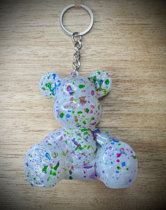 Large- Pearl Tone Cling Buddy Keyring