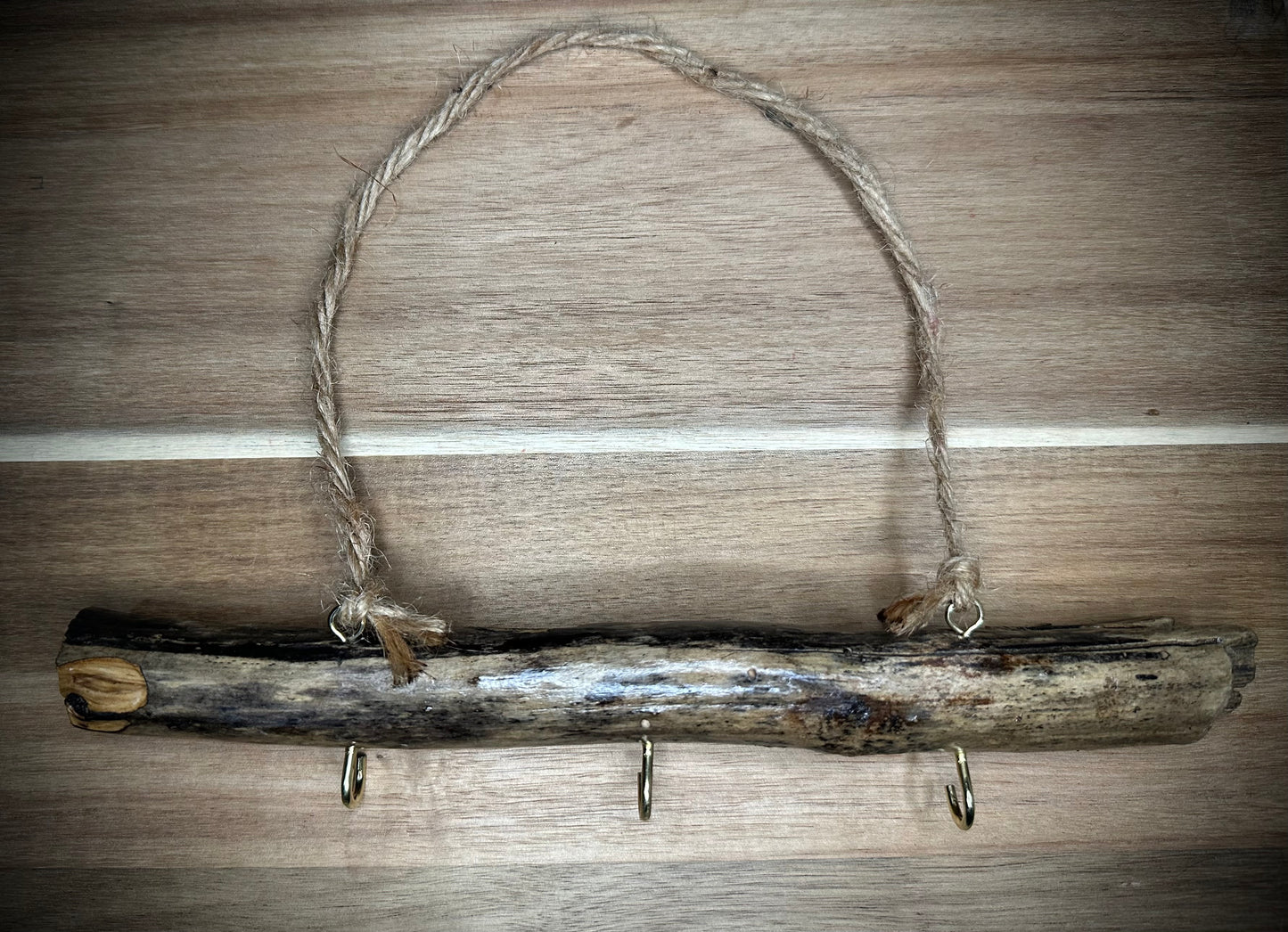 Natural Sealed Driftwood Keyhook