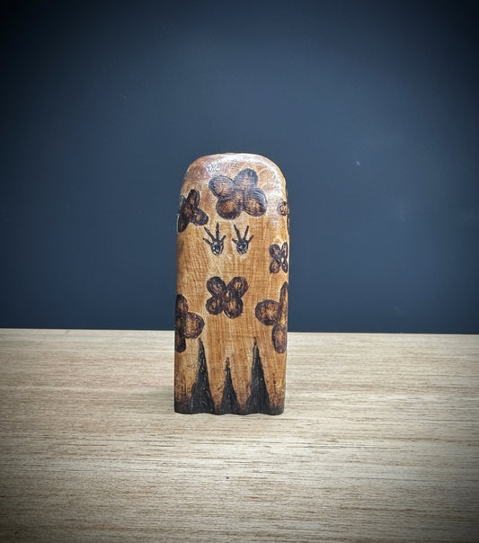 Blossom- A Hand Carved Oak Wood Ghost