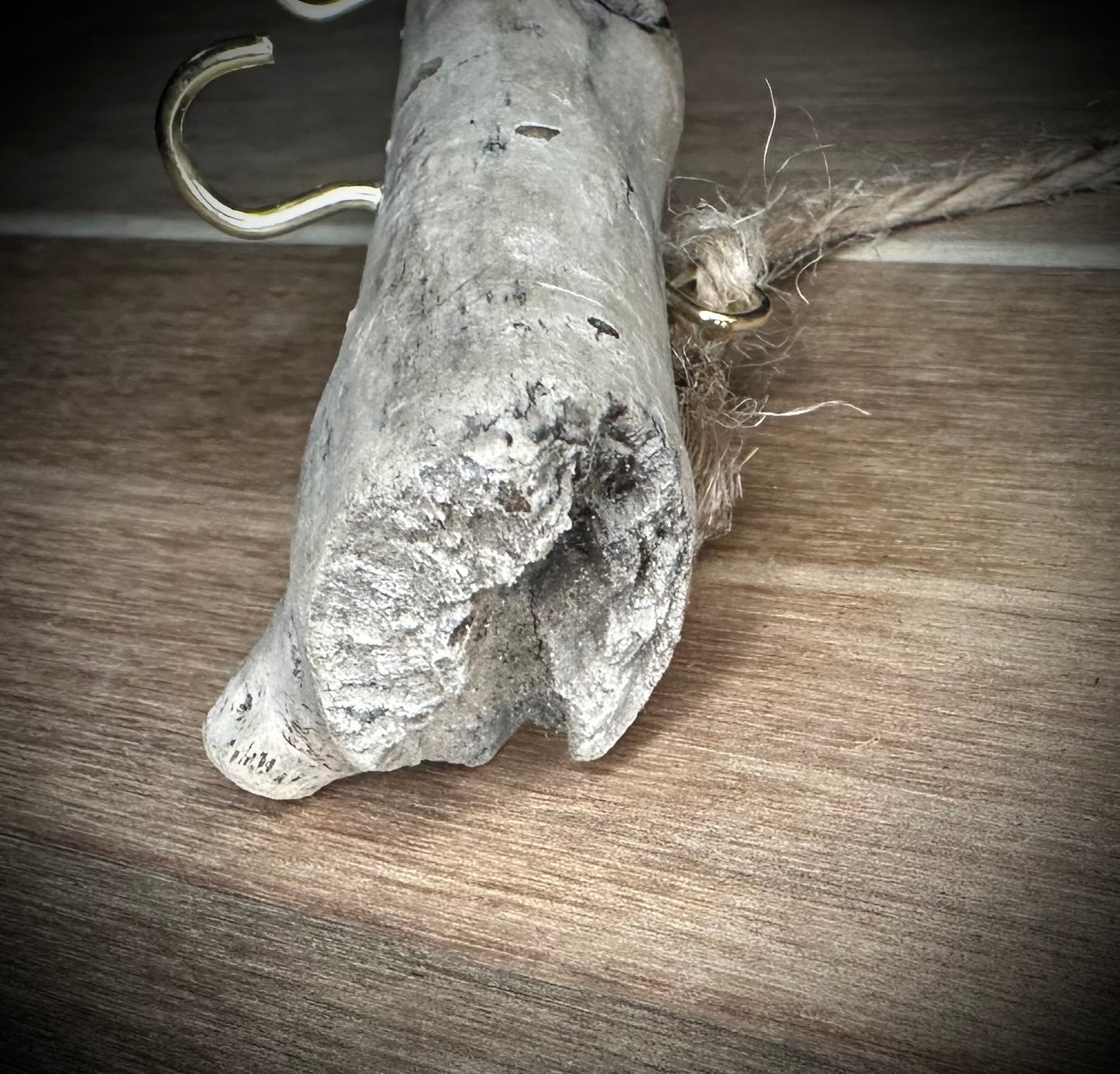 Natural Unsealed Driftwood Keyhook