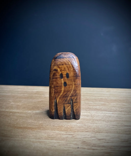 Spook - Hand Carved Oak Wood Ghost