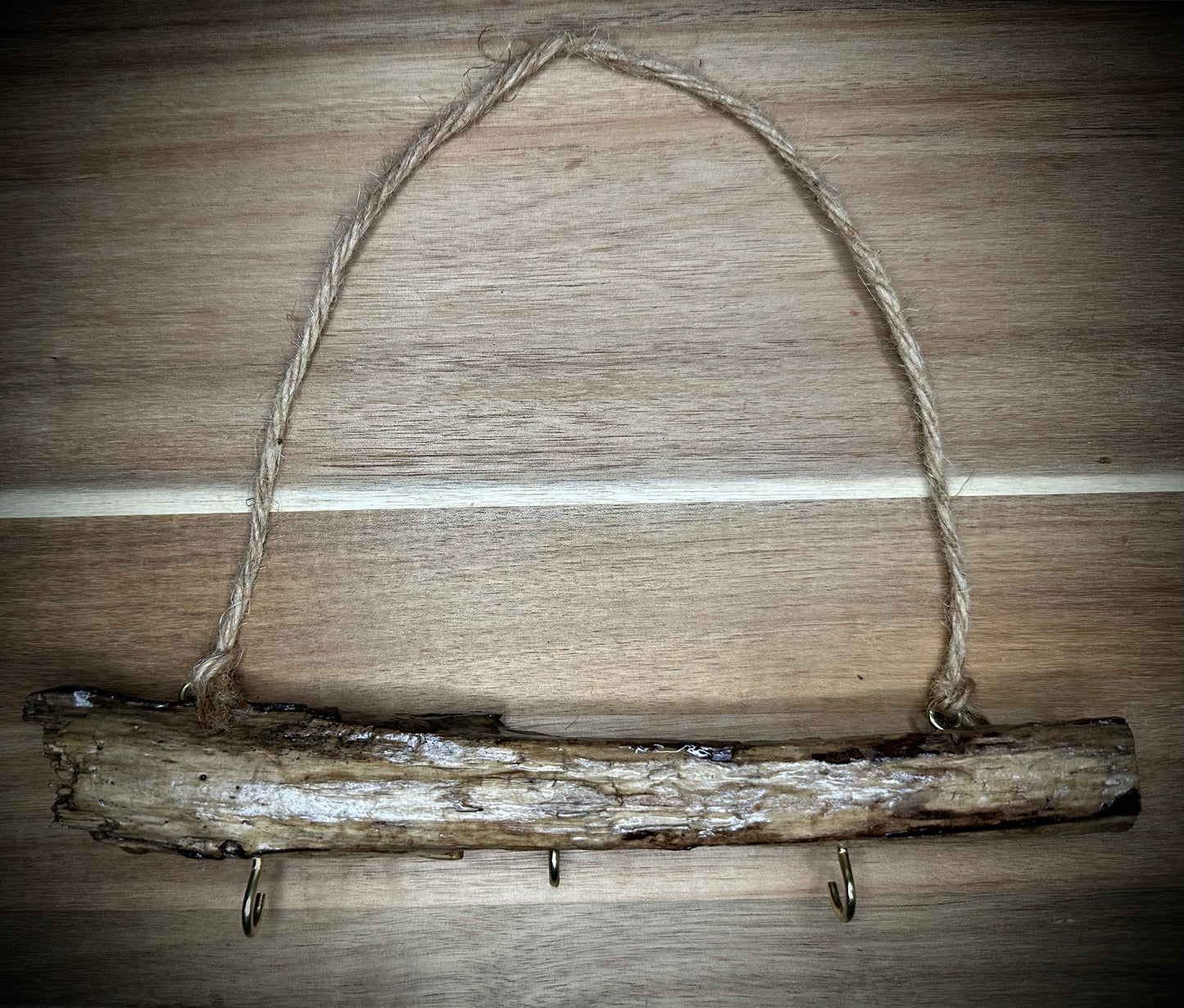 Natural Sealed Driftwood Keyhook