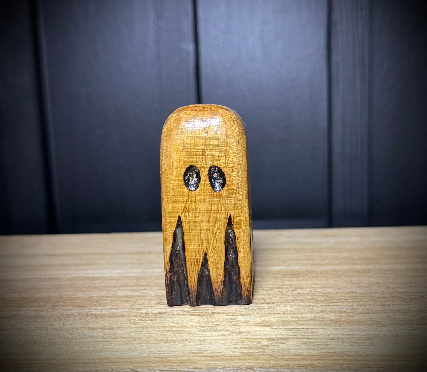Chuck- Hand Carved Oak Ghost