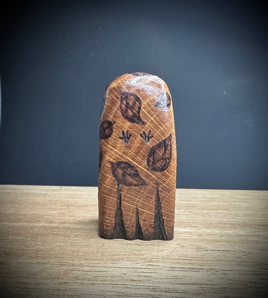 Autumn- Hand Carved Oak Wood Ghost
