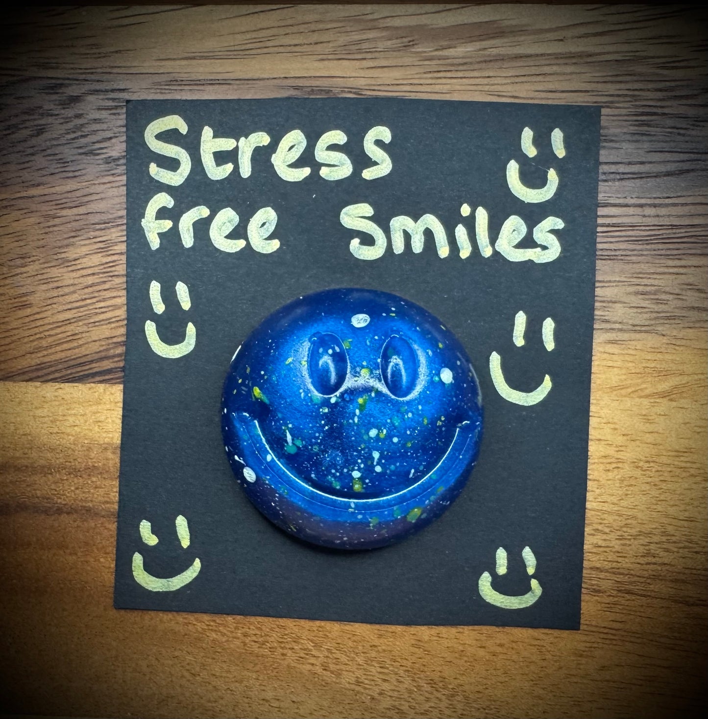 Blue Stress Free Smiley