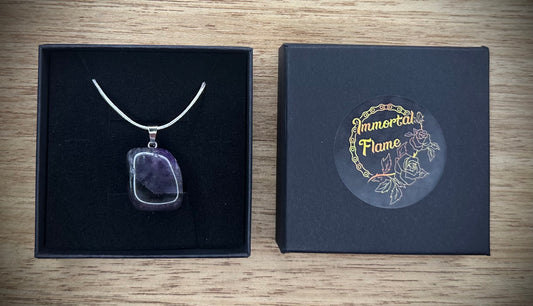 Amethyst Sterling Silver Necklace