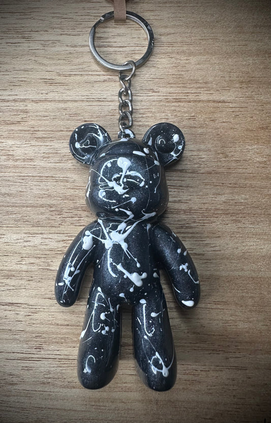 Large- The Obsidian Fleck Resin Cling Buddy Keyring