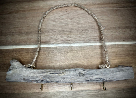 Natural Unsealed Driftwood Keyhook