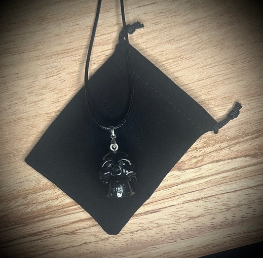 Black Skull Necklace