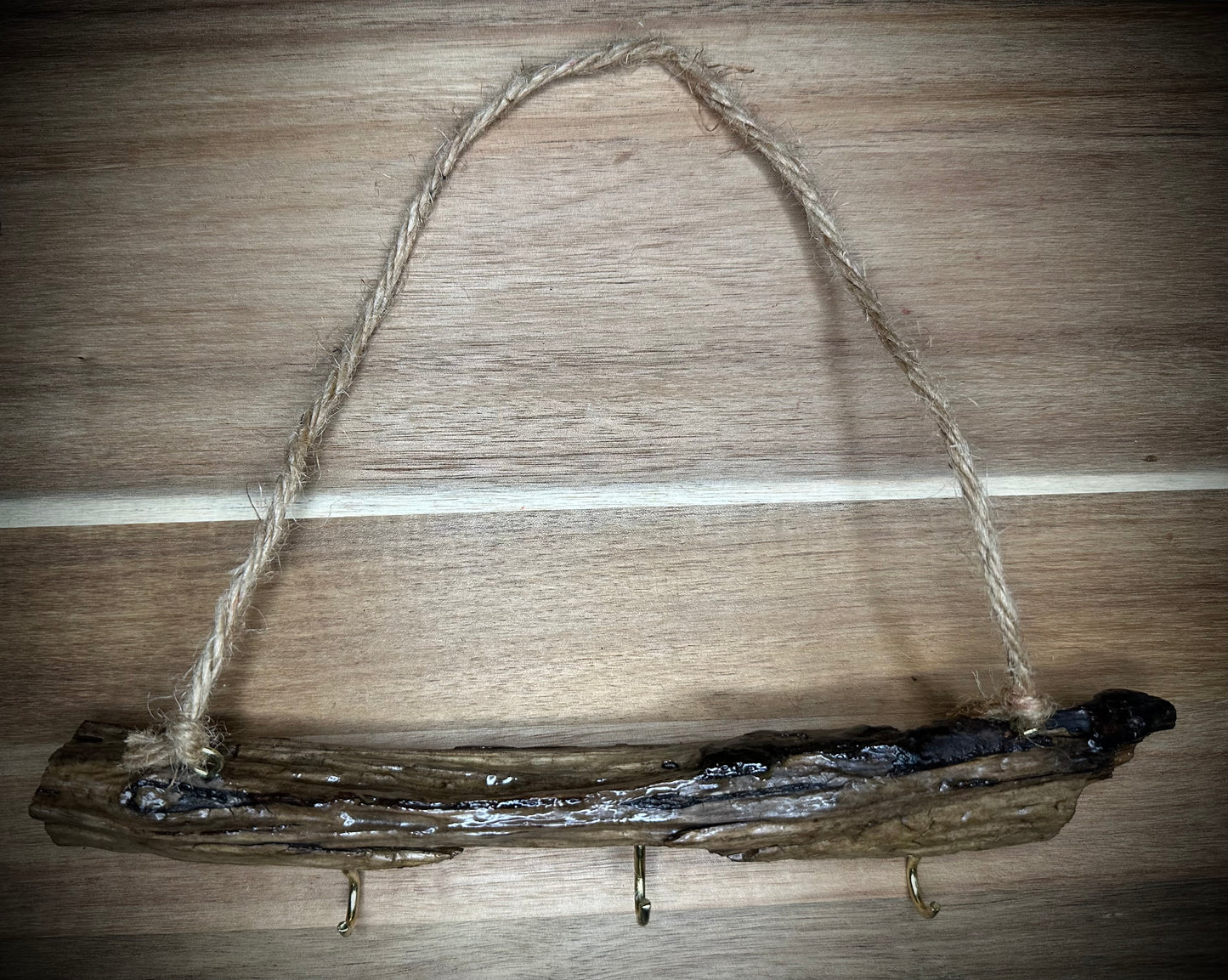 Natural Sealed Driftwood Keyhook
