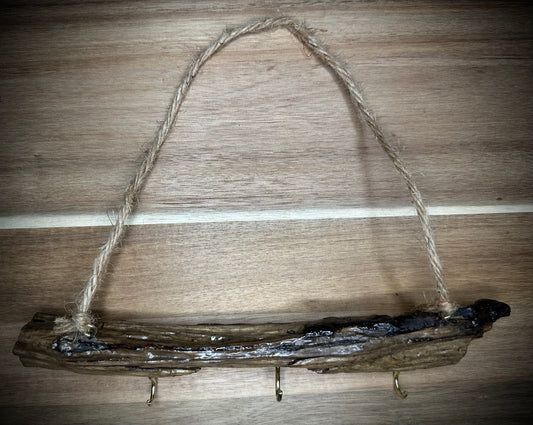 Natural Sealed Driftwood Keyhook