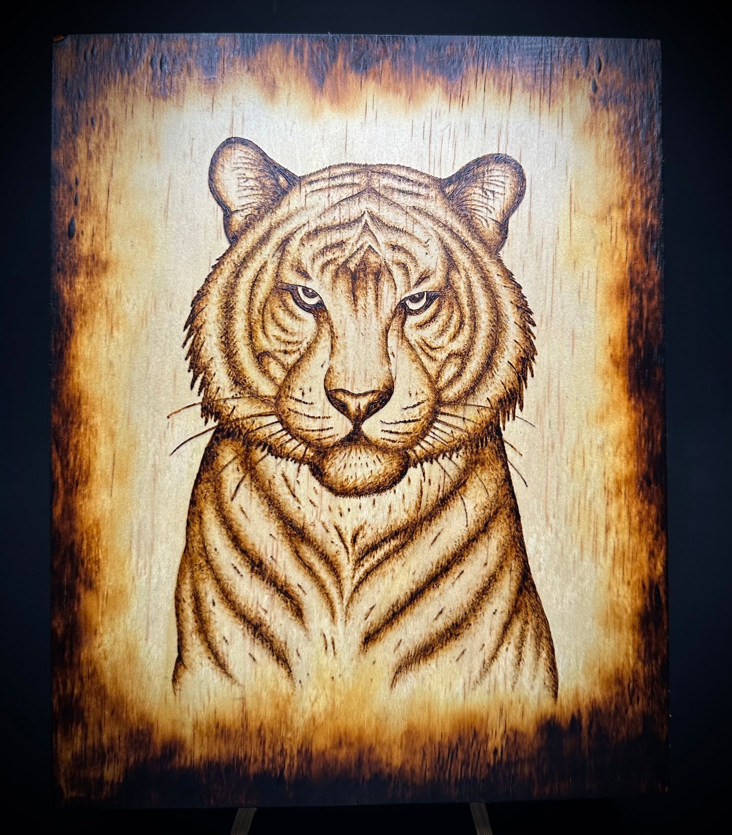 Tiger In Grain