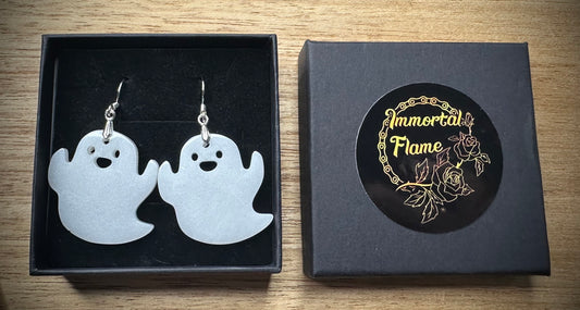 The Cheerful Ghost Sterling Silver Earrings