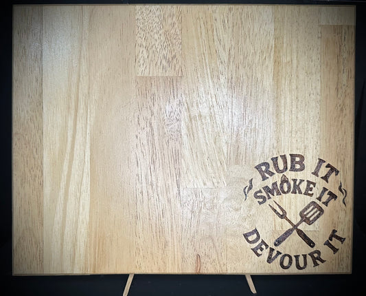 Rub It Maple Wood Chopping Board