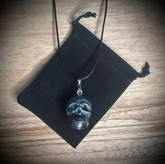 Grey Skull Necklace