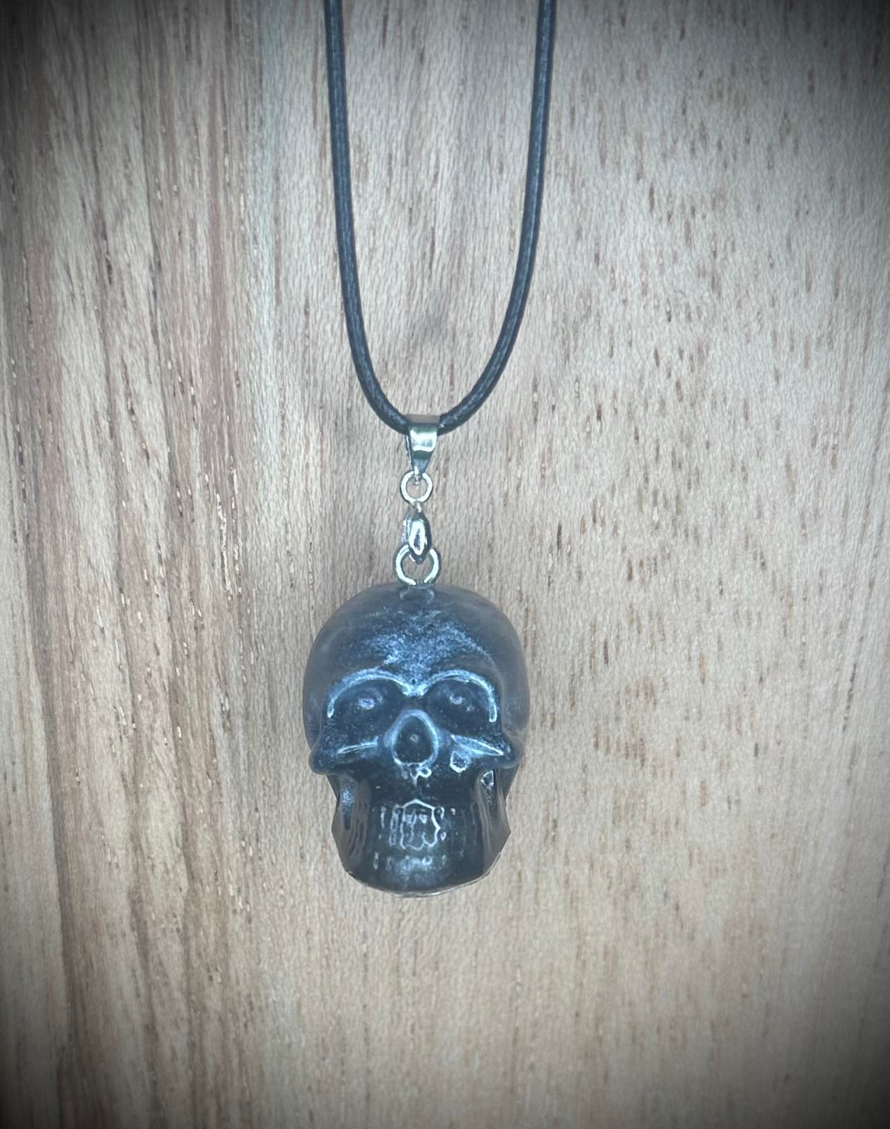 Grey Skull Necklace