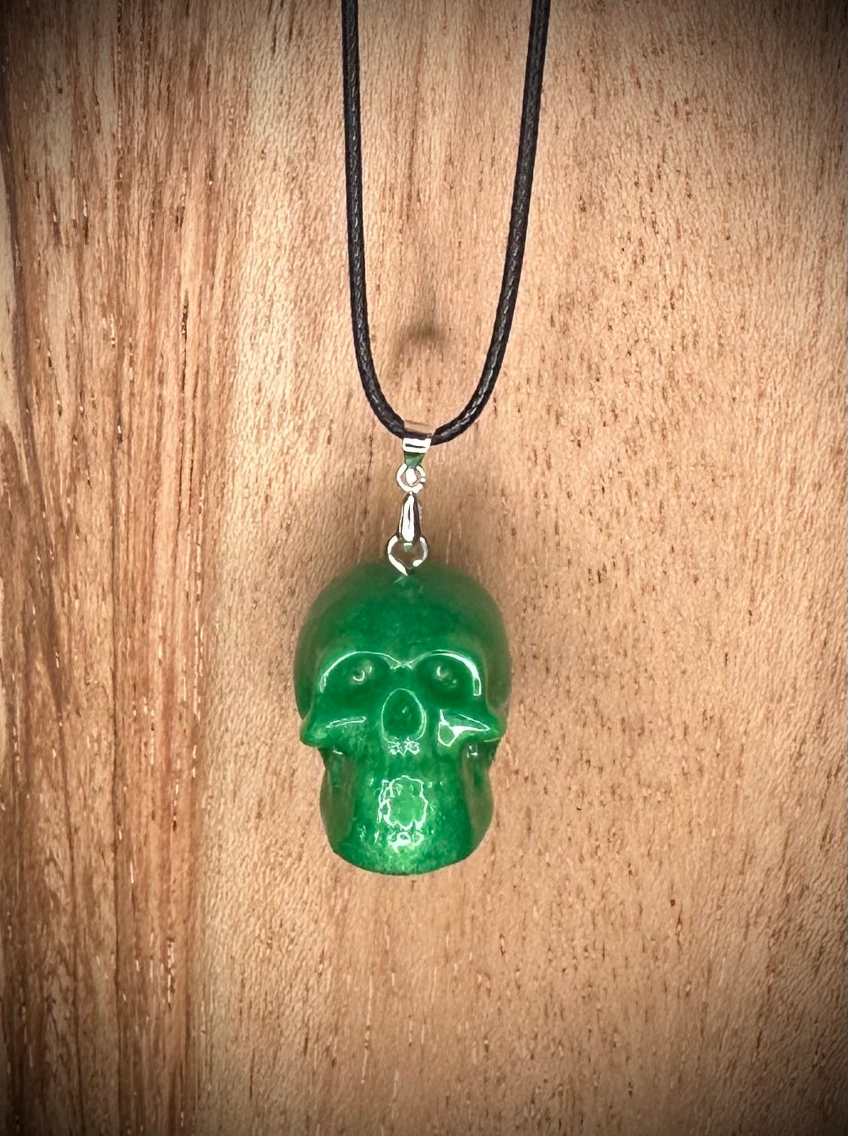 Green Skull Necklace